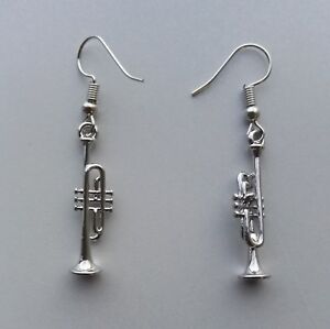 Trumpet  Earrings - Very Cute Music Gifts 