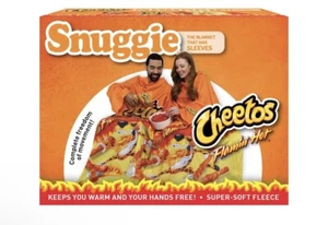 Snuggie Flamin' Hot Cheetos Wearable Super Soft Fleece Blanket w/ Sleeves - Picture 1 of 8