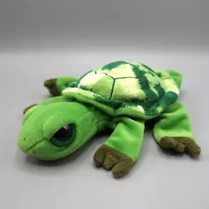 Caltoy Green Turtle Hand Puppet Plush Stuffed Animal Toy Play Pretend 8" - Picture 1 of 6