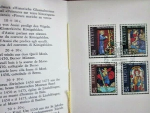 Switzerland PRO PATRIA 1969 STAINED GLASS WINDOW SET SCARCE PTT FIRST DAY FOLDER - Picture 1 of 2