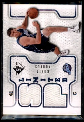 2008-09 SP Authentic Limited Memorabilia Kosta Koufos Utah Jazz #SPL-KK - Image 1 of 2