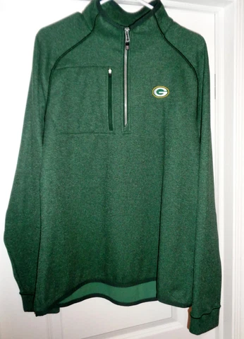 Green Bay Packers Sweater / Shirt - Cutter Buck  Long Sleeve - XL Men Cover