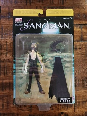 Variante Sandman con casco DC figura de acción directa vértigo en tarjeta 1999 Foto 1 de 2