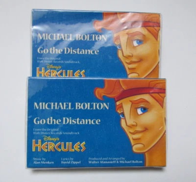 2 cintas de casete Disney Hercules Go The Distance Michael Bolton Foto 1 de 4
