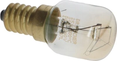 DR FISCHER E14 25W 300 Degree Incandescent Bulb Lamp for Oven Kitchen Refrigerator
