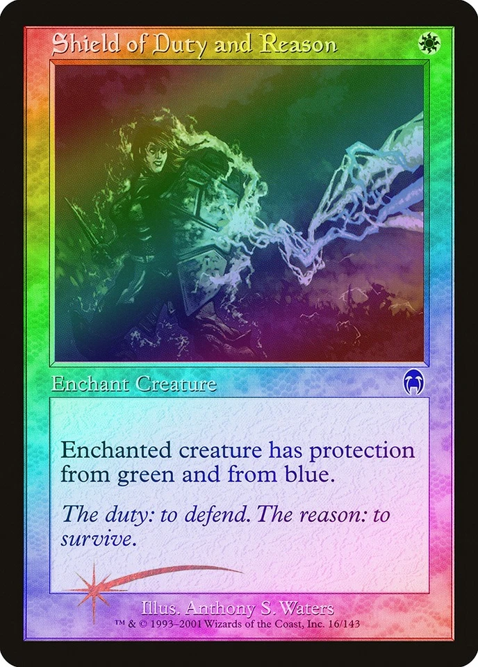 Shield of Duty and Reason FOIL Apocalypse NM White Common MAGIC CARD ABUGames - Image 1 of 1