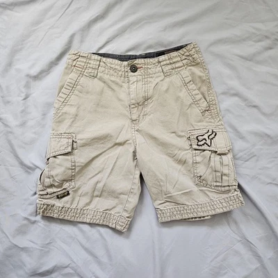 Pantalones cortos cargo Tan Fox Racing vintage para mujer talla 25" Foto 1 de 4