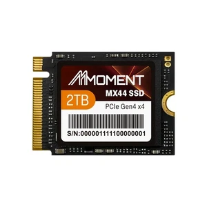 MMOMENT 2TB MX44 M.2 2230 NVMe SSD, PCIe Gen4 x4 Internal SSD, Up to 5100MB/s... - Picture 1 of 6