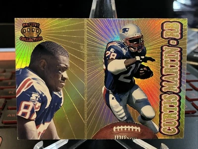 1995 Pacific Collection Prizm Curtis Martin Gold #195 rookie rc - Image 1 of 4
