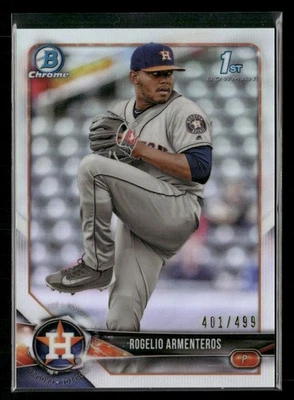 2018 Bowman Chrome #BCP184 Rogelio Armenteros Prospects Refractor #/499 - Image 1 of 2