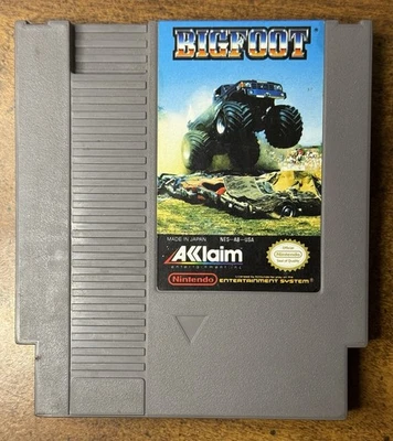 Bigfoot (Nintendo Entertainment System, 1990) NES Game Cartridge Only Tested - Image 1 of 3