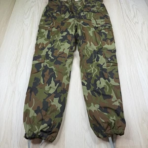 Vintage Herren Grün Camouflage 48-II Armee Rumänische Militär Hose - Bild 1 von 15