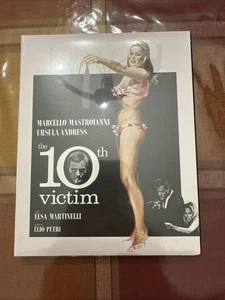 The Tenth Victim Blu-ray W/Slipcover Kino • Elsa Martinelli {BRAND NEW SEALED} - Picture 1 of 2