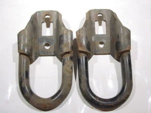 Ford F150 front tow hooks expedition truck left right set short Steel 03-05 - Bild 1 von 3