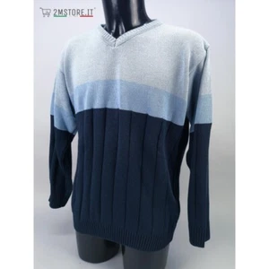 Pullover Herren HEADLANDS Blau Rollkragen Regular Fit Made IN Italy Top Quality - Bild 1 von 5