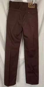 Vintage Lee Rider braune Hose 27x34 hergestellt in den USA   - Bild 1 von 9