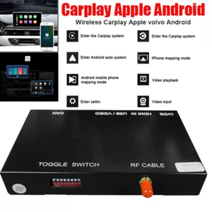 Wireless Apple CarPlay BOX Android Auto for Volvo (2015-2019) XC60 S60 V40 V60 - Picture 1 of 12