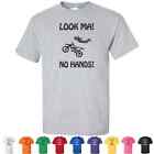 Look Ma! Bez rąk! Koszulki młodzieżowe śmieszne motocross zabawne dziecięce dirt rower t-shirty