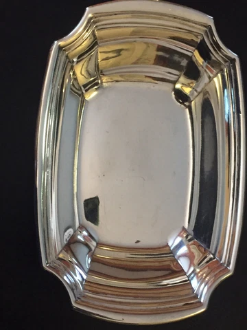 Sterling Silver Gorham Rectangular Bowl 6.25” X 4.25” 90.3 Grams.No Monogram Cover