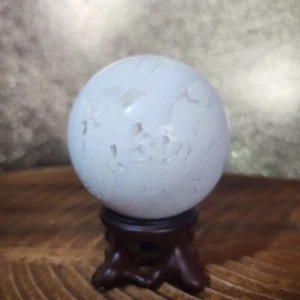 Snow Agate Sphere - Picture 1 of 2