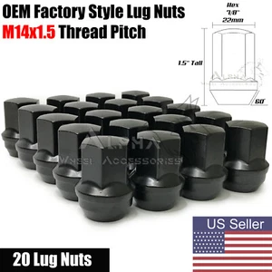 20Pc M14x1.5 OEM Factory Style Lug Nuts For 2015-Newer Ford Mustang GT EcoBoost - Picture 1 of 8