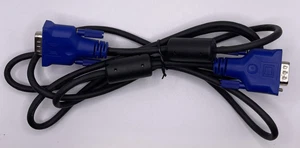 6' FT FEET 6FT SVGA VGA M/M LCD LED Monitor BLUE VGA Cable Male to Male. Pl1 - Picture 1 of 1