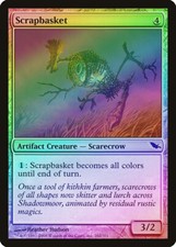 Scrapbasket FOIL Shadowmoor NM Artifact Common MAGIC GATHERING CARD ABUGames