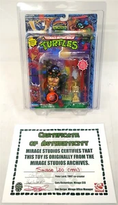 Juguetes de colección TMNT Tortugas Ninja Salvage Leo Playmates firmados nuevos sin usar, en caja - Imagen 1 de 6