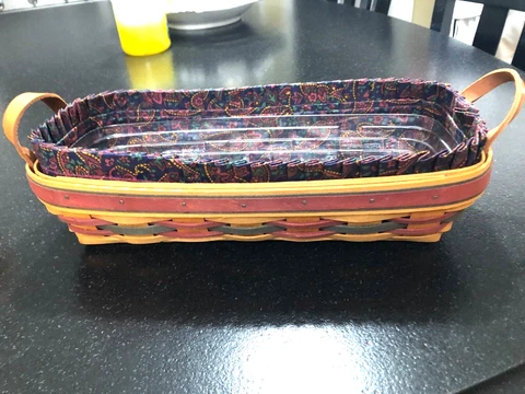 Longaberger All American Liberty Cracker Basket Liner & Protector Combo 1993 Cover