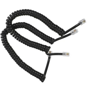 2 Pcs Telephone Cable Cords for Landline Phones Retractable - Photo 1/12