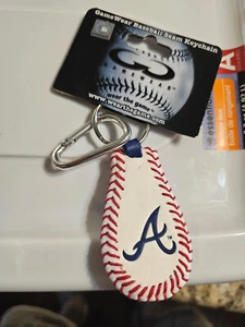 ATLANTA BRAVES BASEBALL KEY CHAIN KEYCHAIN NEW ITH TAG - Picture 1 of 3