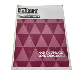 Oldsmobile Information Network 440-T4 Update & Diagnosis Manual Booklet Vintage - Picture 1 of 7