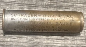 Vintage Collectible Schrader - Universal Tire Pressure Gauge Brooklyn NY - Picture 1 of 7