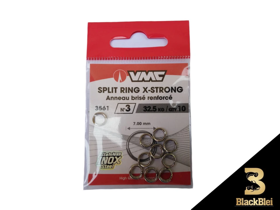 VMC 3561 Split Ring X-Strong Sprengringe extra Stark rostfreier Inox Stahl #1065 - Bild 1 von 1