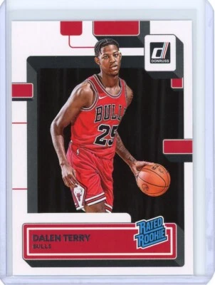 2022-23 DONRUSS RC DALEN TERRY RATED ROOKIE #218 CHICAGO BULLS NEAR MINT NM - Image 1 of 2