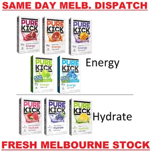 Pure Kick Electrolyte & Energy Drink- Sugar Free- 6 Servings - 8 Flavours - Picture 1 of 28