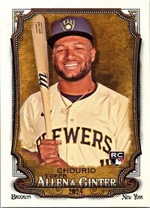2024 Topps Allen & Ginter #276 Jackson Chourio Rookie RC - Milwaukee Brewers - Picture 1 of 2