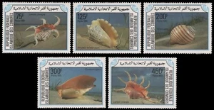 Comoras 1985 - Mi-Nr. 746-750 ** - MNH - Caracoles marinos / Caracoles marinos - Imagen 1 de 1