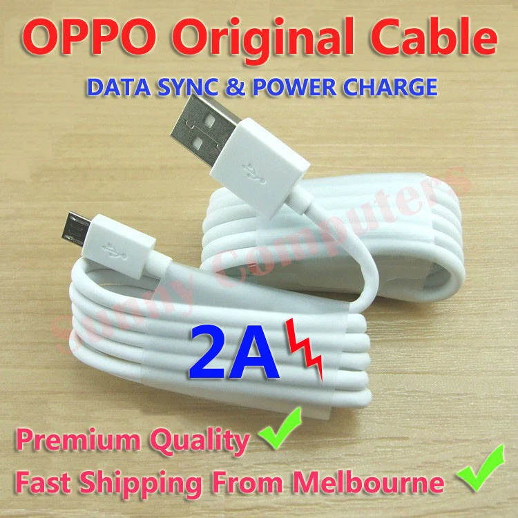Original Micro USB Data Charger Adapter Cable For Oppo R11 Plus R11s R11 A77 A71 - Image 1 of 1
