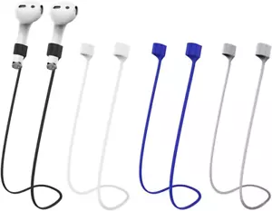 Magnetic Anti-Lost Straps for Airpods,Colorful Soft Silicone Sports Lanyard, Nec - Picture 1 of 12