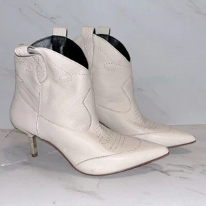 Jessica Simpson nelda leather western ankle boot sz 6. (L17) - Picture 1 of 6