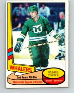 1980-81 O-Pee-Chee #91 Mark Howe AS Hartford Whalers V37928 - Picture 1 of 2