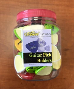 Alice Guitar Triangular Plastic Pick Holder - PACK OF 72 - Music Class, Teaching - Picture 1 of 3