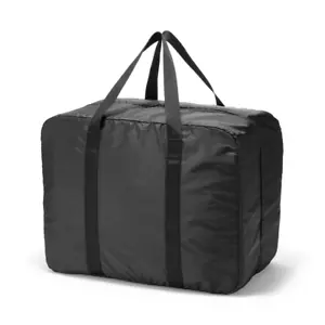 Muji Borsa Boston Pieghevole Idrorepellente Taglia M/75L Comoda da Viaggio Nera - Foto 1 di 10