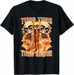Tung Tung Tung Sahur - Italian Brainrot, Funny Baseball Bat T-Shirt - Picture 1 of 4