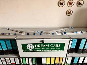 NEW NOS Mercedes W111 W112 convertible ornamental rod trim L+M+R soft top molding OEM - Picture 1 of 22