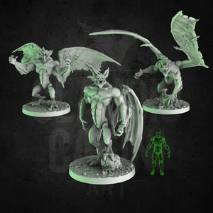 Claudio Casini Man Bat Vampires X3 28mm D&D Frostgrave Rangers of shadow deep - Picture 1 of 8