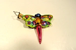 Christopher Radko Flittin Pretty Gem Libelle Ornament - Bild 1 von 4