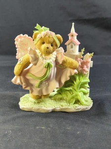 Cherished Teddies Bär Gott segne meinen kleinen Garten Engel Vogelhaus Figur - Bild 1 von 7
