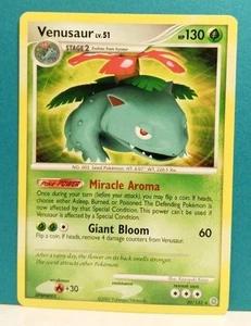 Venusaur 20/132 Regular Rare Secret Wonders Diamond & Pearl Pokémon Card 2007 - Picture 1 of 4